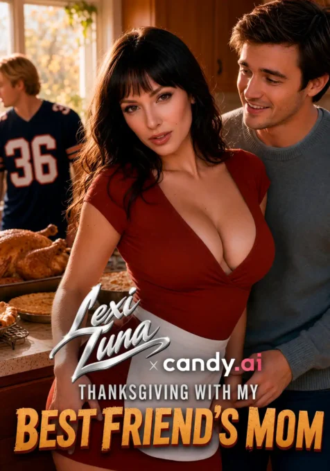 Thanksgiving With My Best Friend's Mom Candy AI short cover